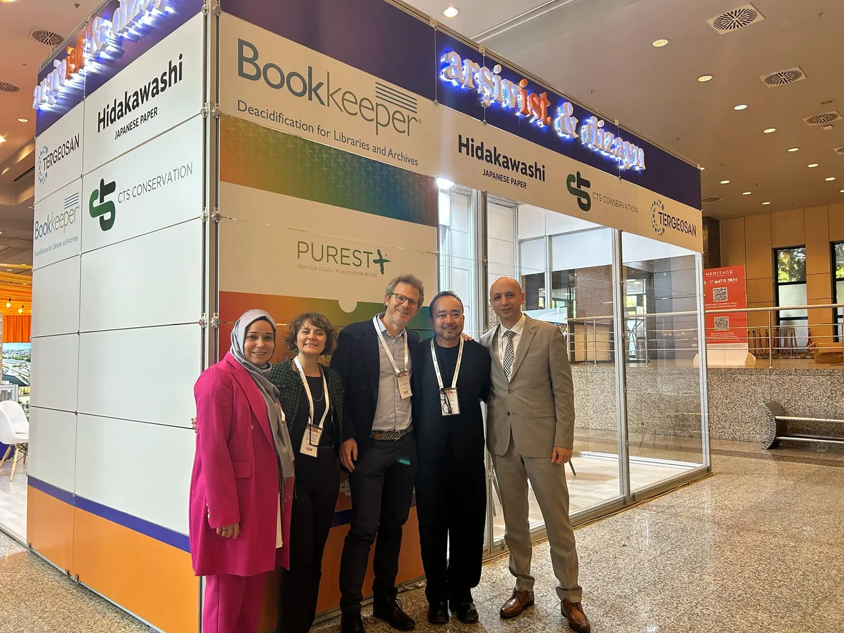 Together with our business partners Hidakawashi and CTS Conservation at the Heritage Istanbul 2024 fair