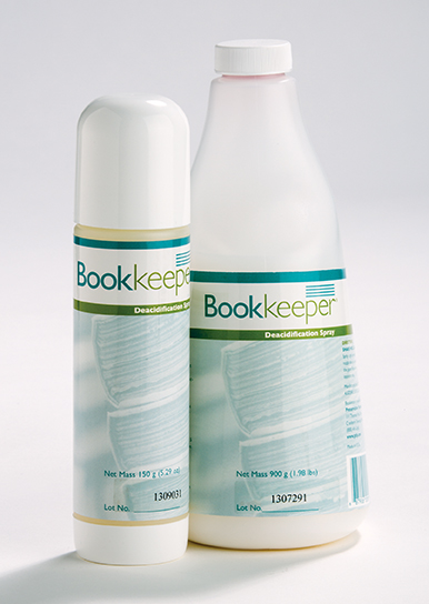 Bookkeeper acid-neutralization spray bottle
