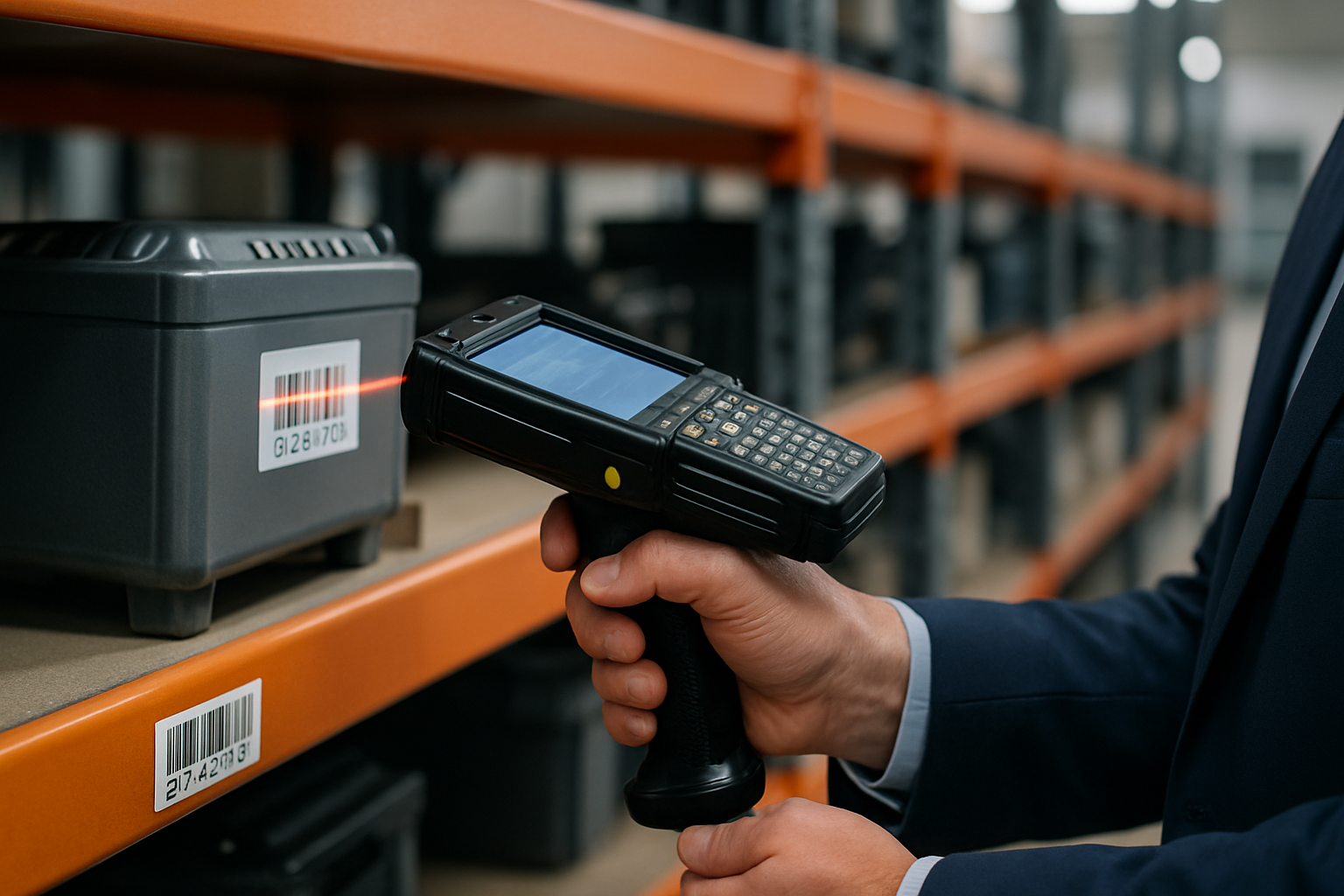Kurumsal varlık yönetiminde kullanılan RFID el terminali ve etiket yazıcı donanımları